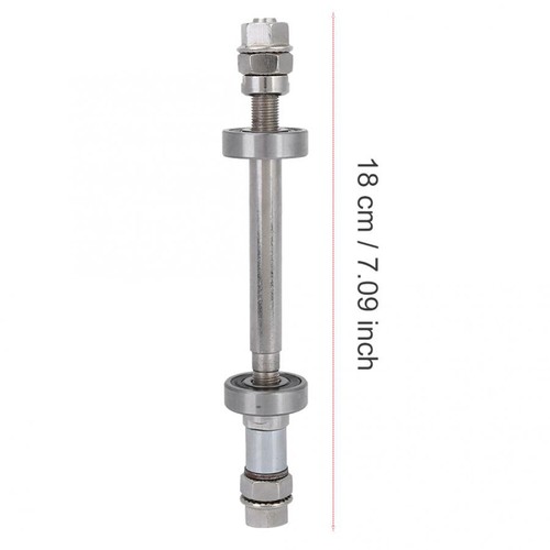 BMX Front Rear Axle Axle Lever Bicycle Hub Axle Bike Solid Shaft 6000 Bearing - Picture 3 of 13