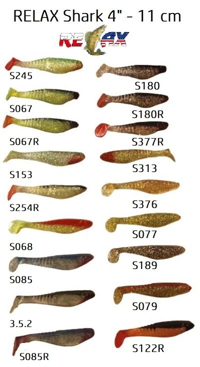 2x Relax Shark 4" | Natürlicher Lauf für Zander, Hecht, Dorsch & große Barsche - Bild 2 von 4