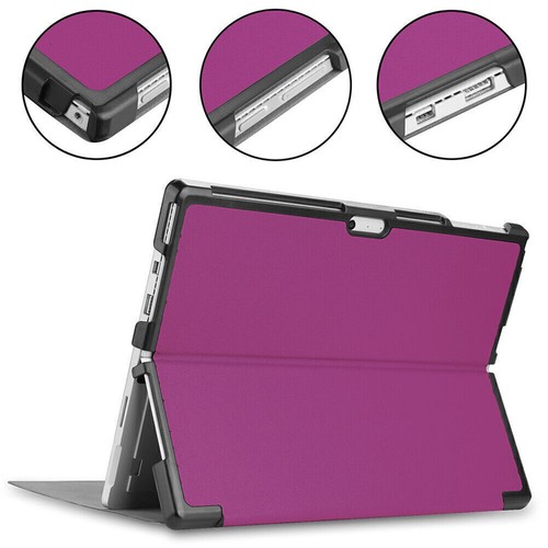 Folio Leather Stand Case Cover + Wireless Keyboard For Microsoft Surface Pro - Picture 46 of 80