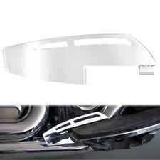 Chrome Front Floorboard Heel Guard For Harley Touring Street Electra Glide 86-23