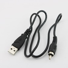 1pcs USB 2.0 A Male to RCA Phono Male Plug Adapter Cord Cable