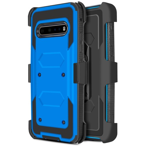Funda protectora para LG V60 ThinQ 5G con clip de cinturón de soporte + pantalla - Imagen 5 de 62