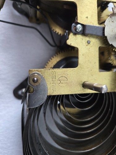 Vintage Korean Sehwa Mantle Clock Movement - Picture 10 of 11