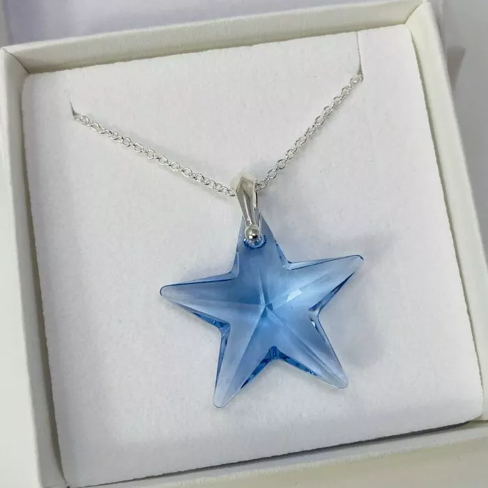 Swarovski crystal hotsell star necklace