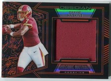 Dwayne Haskins /50 2019 Panini Obsidian Volcanic Material Rookie RC SSP #VM-3