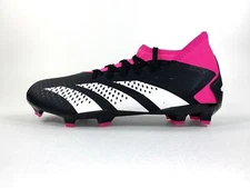 adidas Predator Accuracy.3 FG Soccer Cleats Black Pink GW4589 Men Size 8.5
