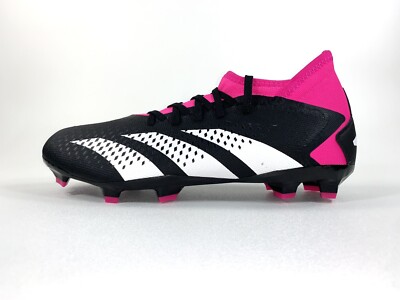 adidas Predator Accuracy.3 FG Soccer Cleats Black Pink GW4589 Men