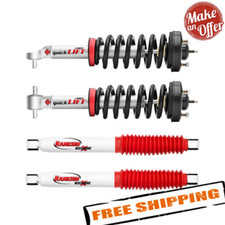 Rancho Front Quicklift Struts Rear Rs5000x Shocks For 2009-2013 Ford F-150 4wd