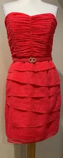 LAUNDRY by SHELLI SEGAL Womens Evening Cocktail Occasion Dress - Sz 4