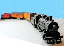 Mantua Trainset 0-4-0  Santa Fe  Rd ATSF 24  Runs  Light Works - 5 Pcs - HO