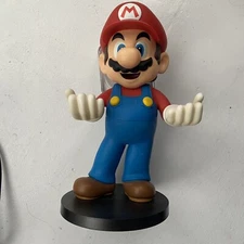 SUPER MARIO 12” Nintendo 3DS DSi Game System Holder Figure w/Black Base 2011