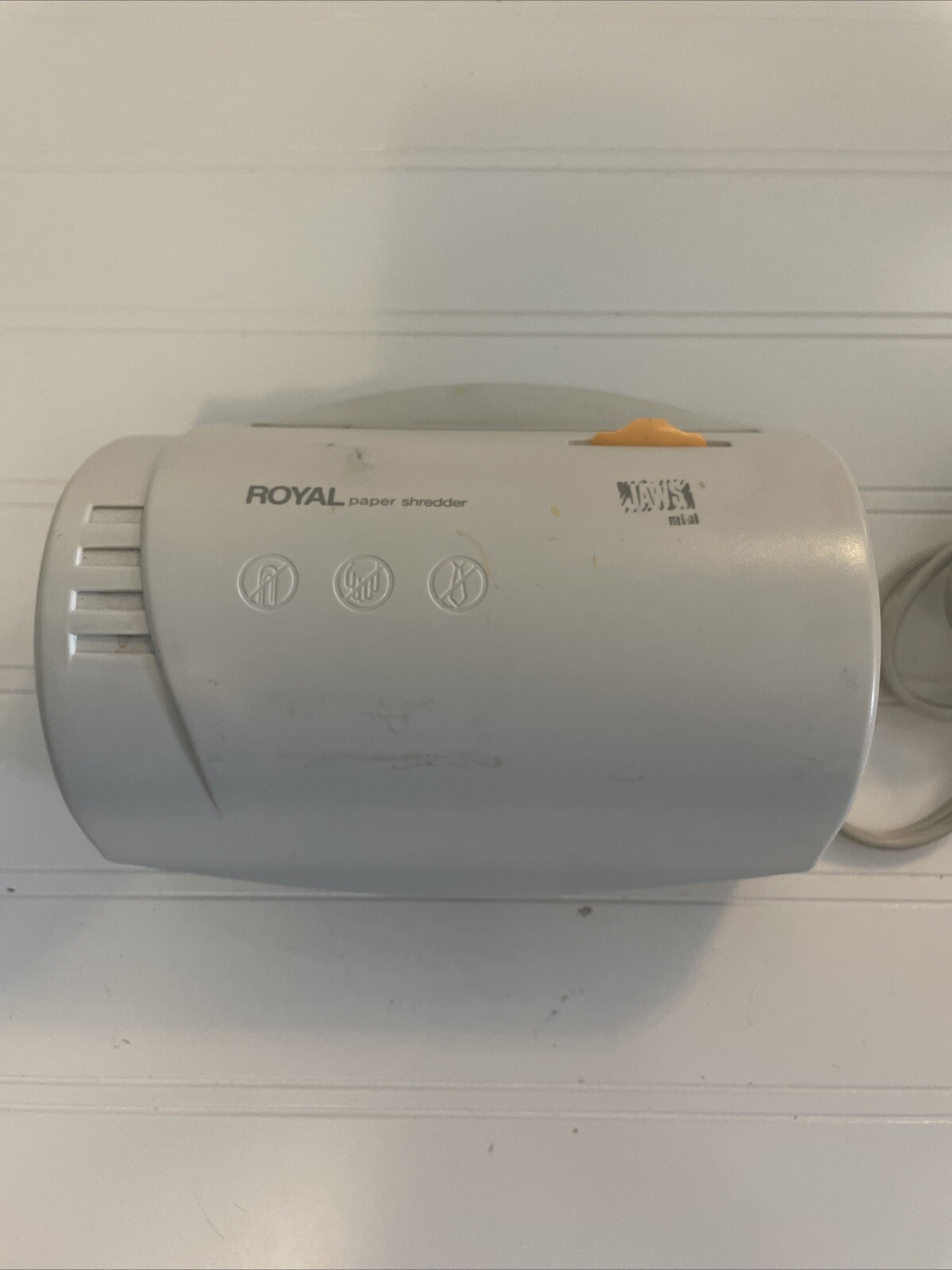 Royal Paper Shredder Jaws Mini Trash Can Documents 4 1/4 Inch with Power Cord-image