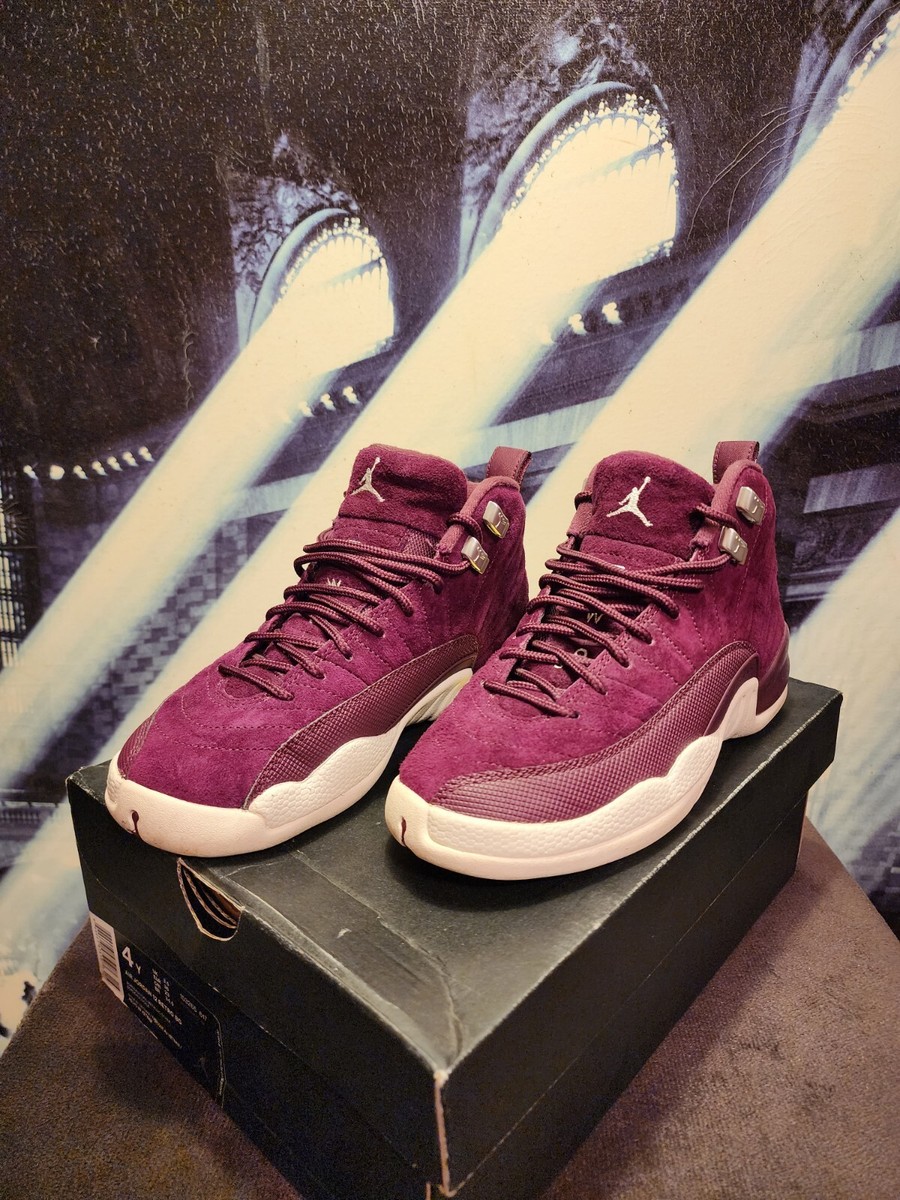 Purple Bordeaux 12s On Feet Air Jordans Jordan 12 Bordeaux Foot