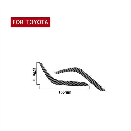 Pegatina de fibra de carbono para cubierta de párpados de faros para Toyota Tundra 2014-2018 - Imagen 6 de 12