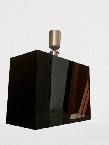 Lampe vintage Altuglass plexi chrome design géométrique moderniste plexi 1960 - Photo 1/9