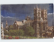 Postcard Westminster Abbey, London, England