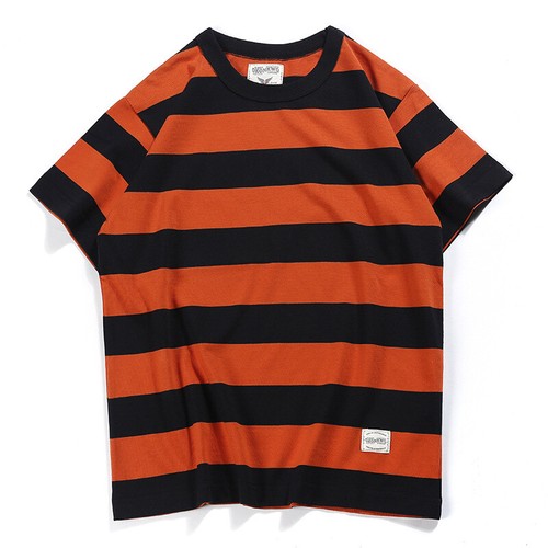Vintage Men Prisoner Striped T-Shirts Causal Motorbike Short Sleeve Tee Shirt - Picture 17 of 20