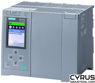 Siemens 6ES7517-3AP00-0AB0 SIMATIC S7-1500, CPU 1517-3 PN/DP, Central processing