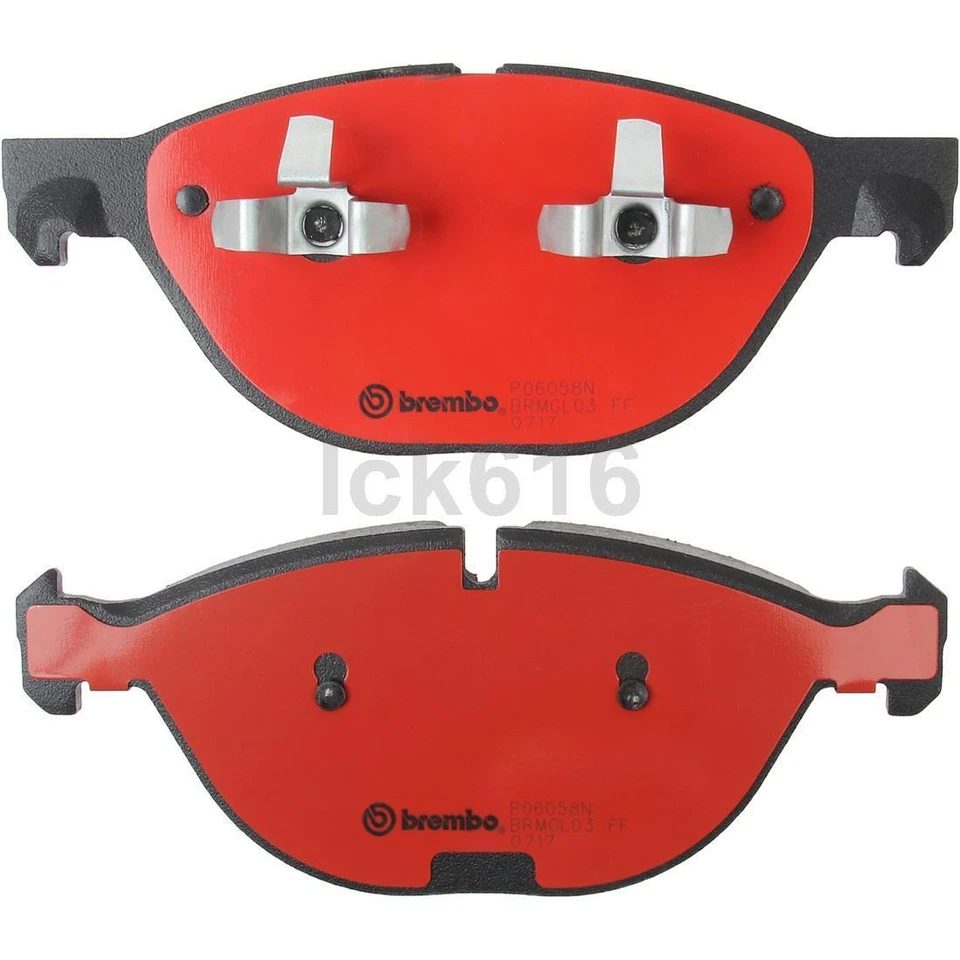 Pastilhas de freio Brembo conjunto de pastilhas de cerâmica dianteiro traseiro 2X para 2011-2013 BMW X5 - Imagem 3 de 4