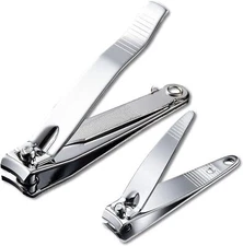 Ultra Sharp Stainless Steel Nail Clippers Set for Men Women Travel Kit