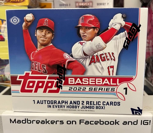 2022 Topps Baseball Series #1 HTA Jumbo Box Factory Sealed Box