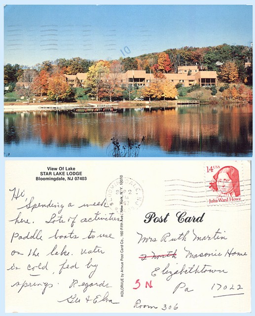 Star Lake Lodge Bloomingdale New Jersey Postcard eBay