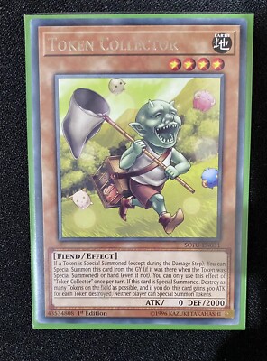 Token Collector [SOFU-EN031] 1st Edition - Rare - Light Play
