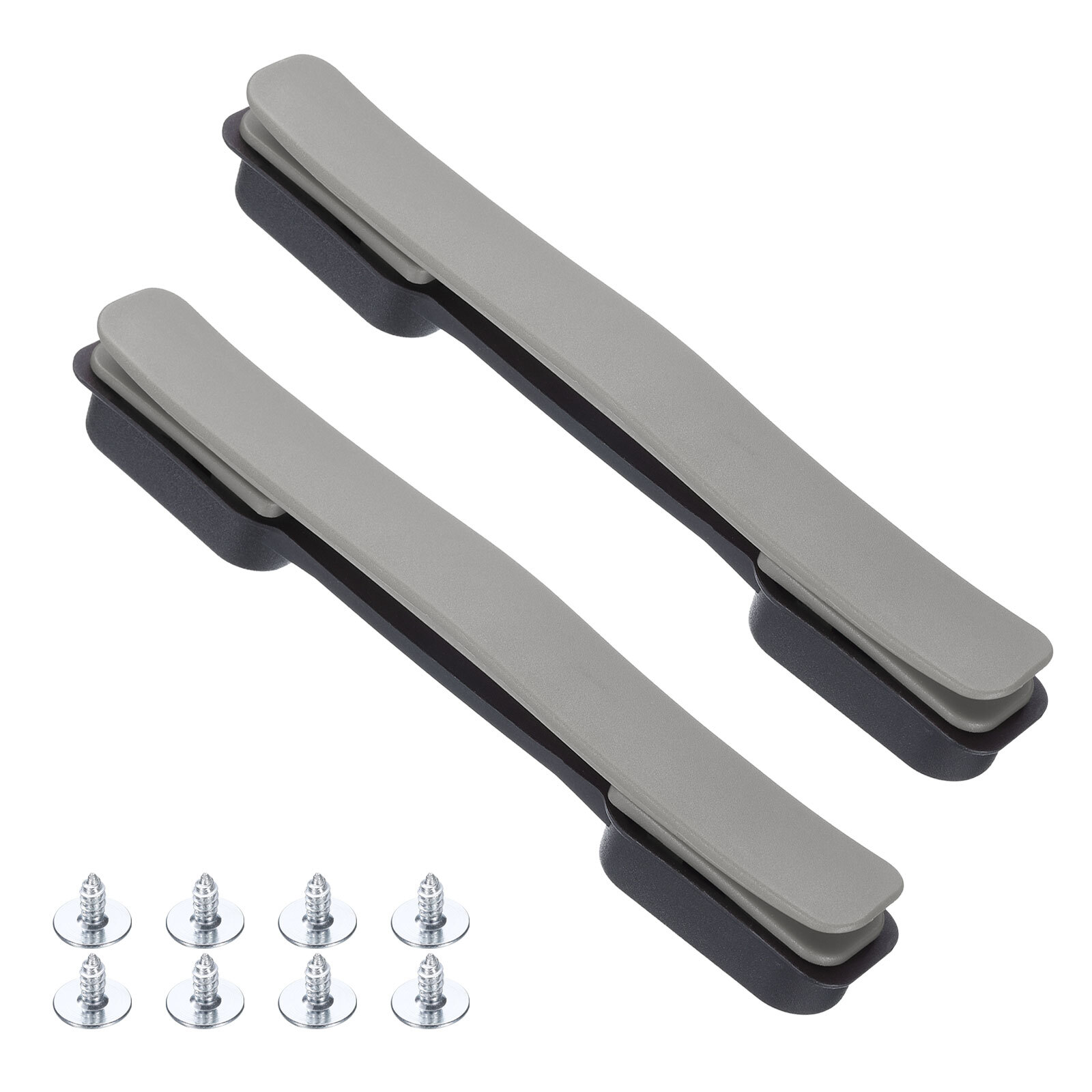 2-Pack Rock Grey 8.5-Inch Luggage Handle Replacement with Screws