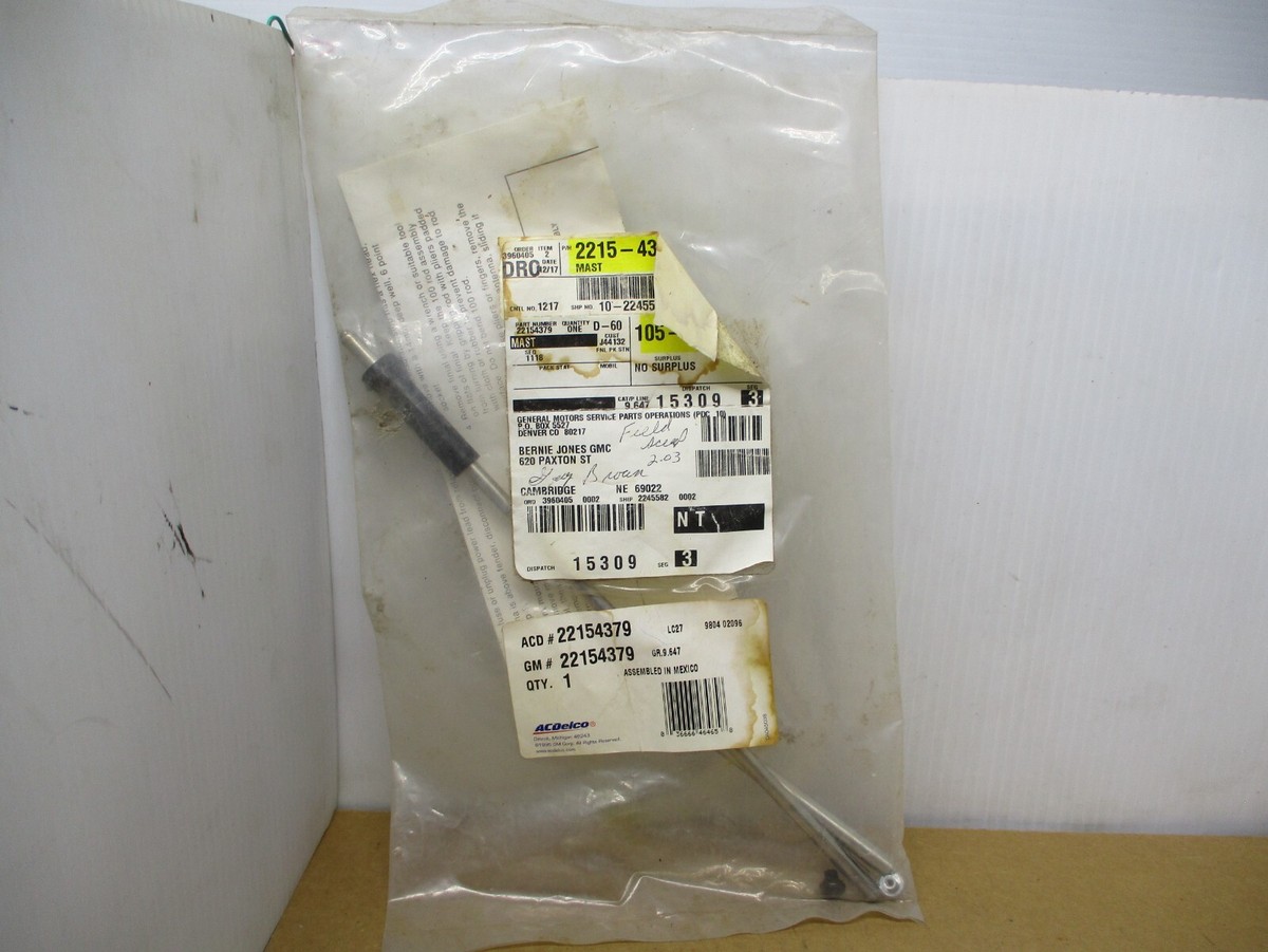 ACDelco gm 22154379 Mast Tube Antenna Kit 5T | eBay