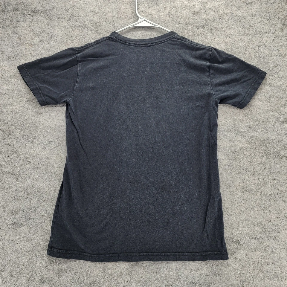 Camisa Revista Dados Vintage Para Hombre Pequeña Manga Corta Negra Foto 2 de 4