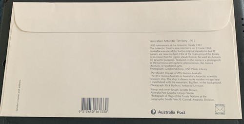 Australia Antarctic Territory FDC 1991 Research Exhibition - Picture 4 of 4