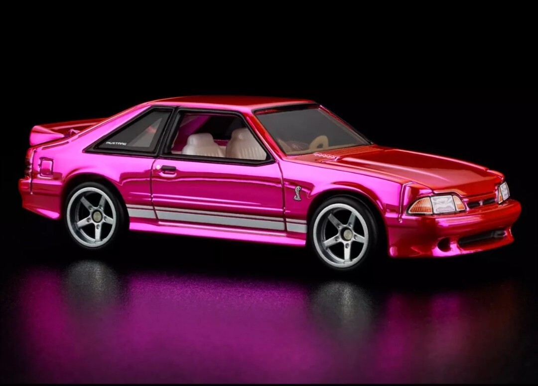 Mattel Hot Wheels RLC Exclusive Pink Edition 1993 Ford Mustang