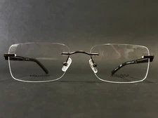 Airlock Eyeglasses Frames LOVE EXTREME 200 210 Titanium Brown Rimless 54-18-140