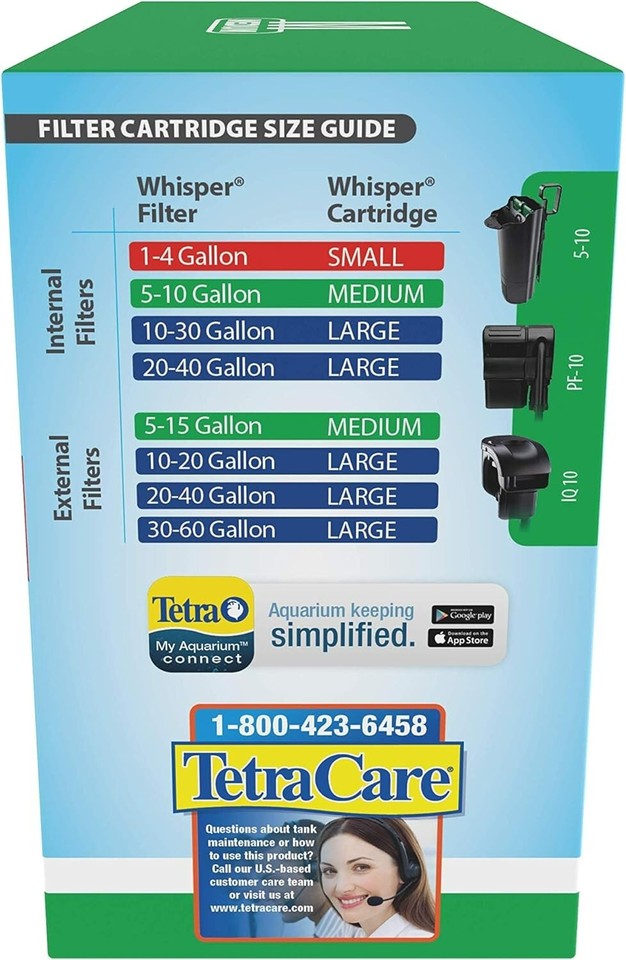 TETRA WHISPER BIOBAG DISPOSABLE FILTER CARTRIDGES UNASSEMBLED LARGE 12