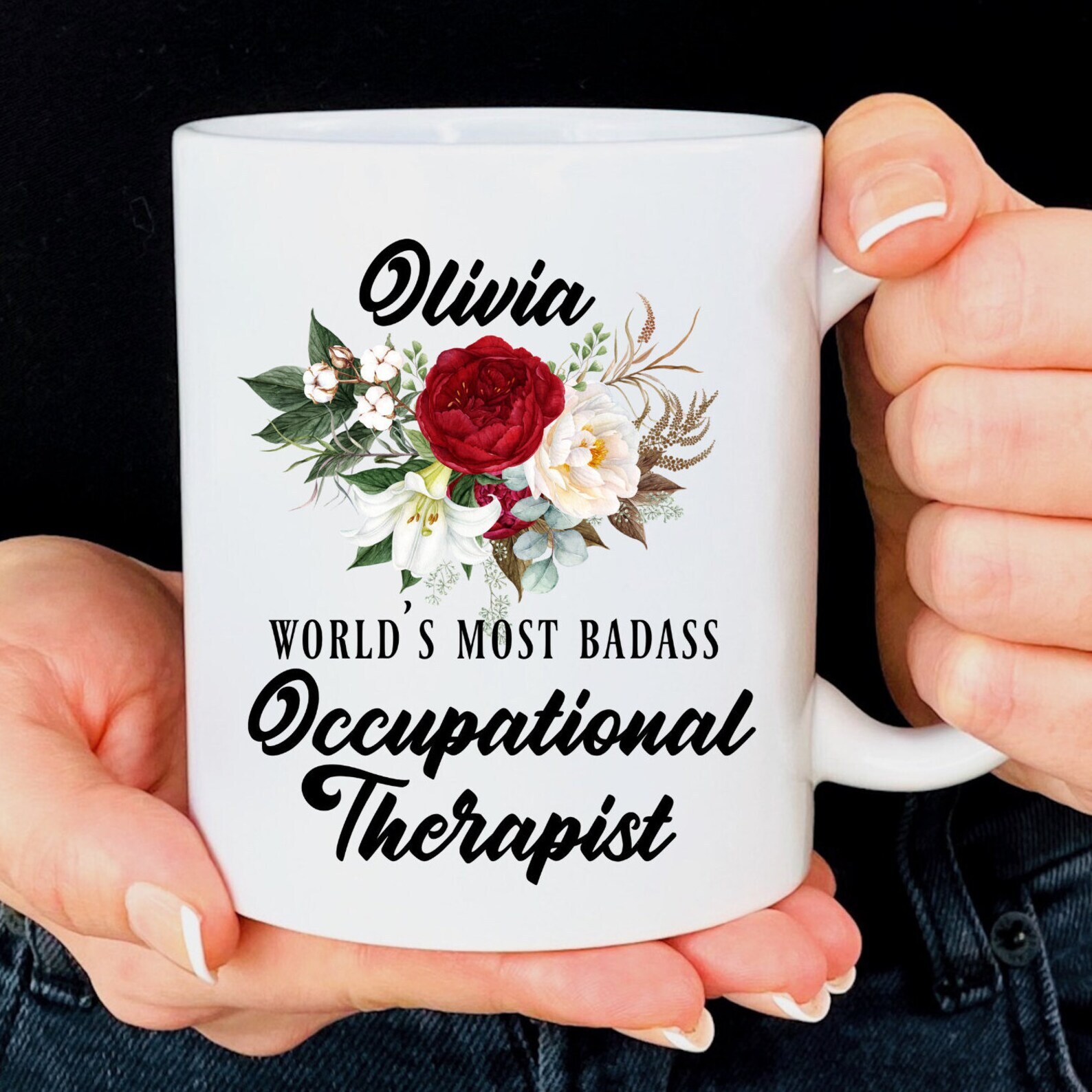 Personalized Occupational Therapist Gift For Women Christmas Present Birthday