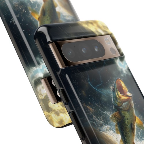 Big Mouth Bass Fish Thunderstorm River - Phone Case for iPhone, Galaxy, Pixel - 第 147/281 張圖片