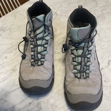KEEN Women s Size 6 Hiking Boots Targhee Dry Waterproof Gray Lace Up Traction