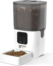 Automatic Cat Feeder with Camera, 1080P HD Video with Night Vision, 2.4G Wifi Pe