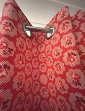 Gorgeous Made To Measure Eyelet Curtains In  Freston Rose Cath Kidston Material 