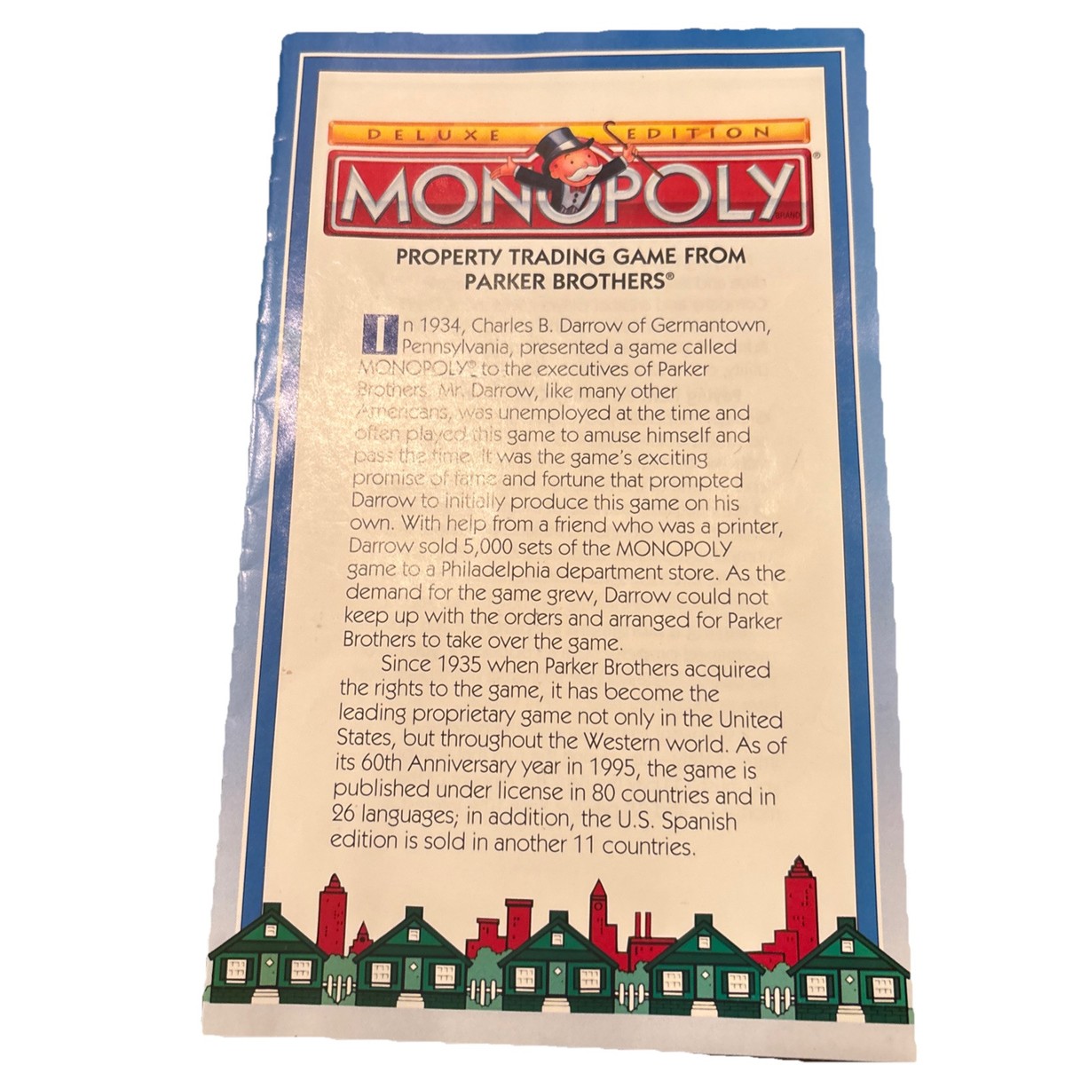 Vintage Parker Brothers MONOPOLY Deluxe Edition Board Game | eBay