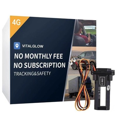 Wired GPS Tracker for Vehicles, No Monthly Fee, No Subscription with Real-Tim...