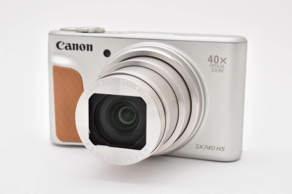 Exc+++ Canon PowerShot SX740 HS Compact Digital Camera 20.3MP Silver わ36 - Image 2 of 4
