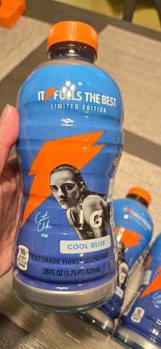 (6) Caitlin Clark Cool Blue Limited Edition Gatorade Iowa Hawkeyes Indiana Fever