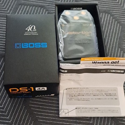 BOSS DS-1 DS-1-4A(T) Distortion Pedal 40th Anniversary Analog Electric Guitar