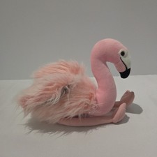 Pink Flamingo Stuffed Animal Plush Toy Bird Long Legs 12" Fluffy Wild Republic