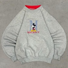VINTAGE 90s Mickey & Co. Embroidered Crewneck Sweatshirt Women’s Size Large