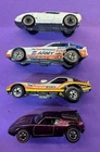 4 Hot Wheels Redlines & Blackwalls - AMX/2, Warpath, & 1979 Funny Cars