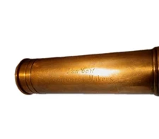 Vintage Von Cort Instrument Makers Brass 5" Kaleidoscope, vintage kaleidoscope 