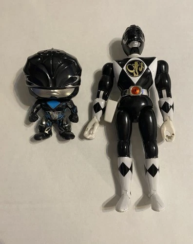 Mighty Morphin Power Rangers Black Lot Vintage Modern Funko Bandai Mmpr Figures