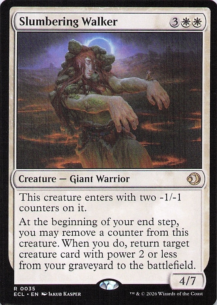 Slumbering Walker Lorwyn Eclipsed Regular